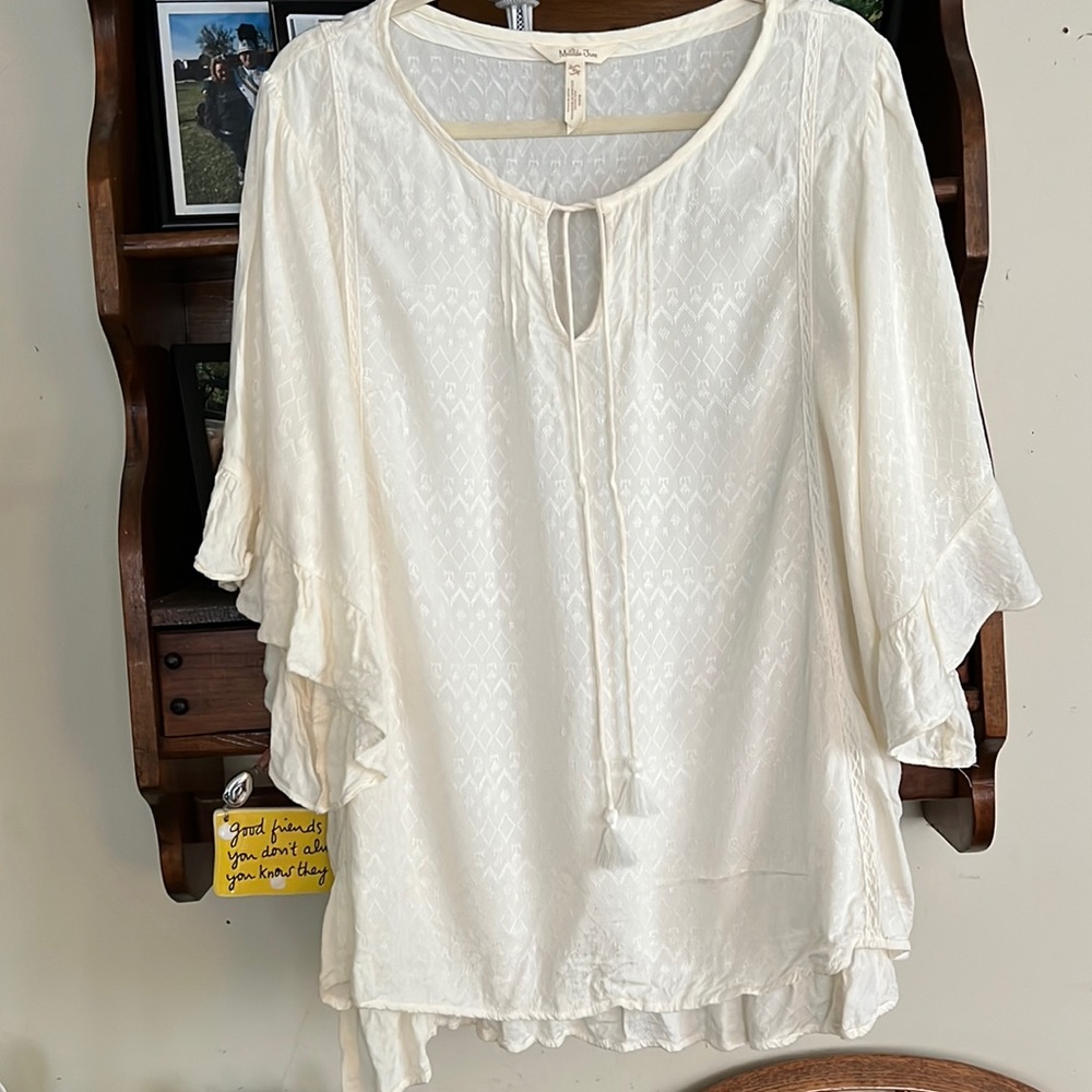 MATILDA JANE Believe in Yourself Top, EUC, size XL.